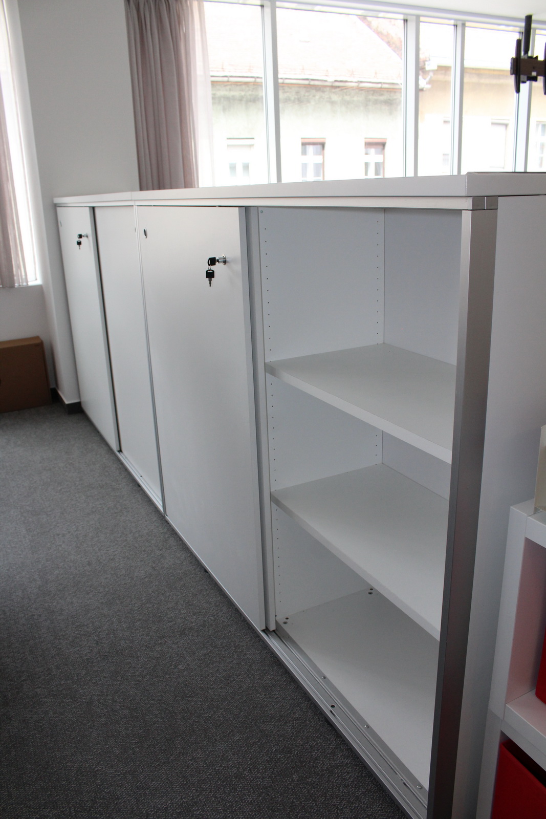 Polcos szekrény (fehér) 4