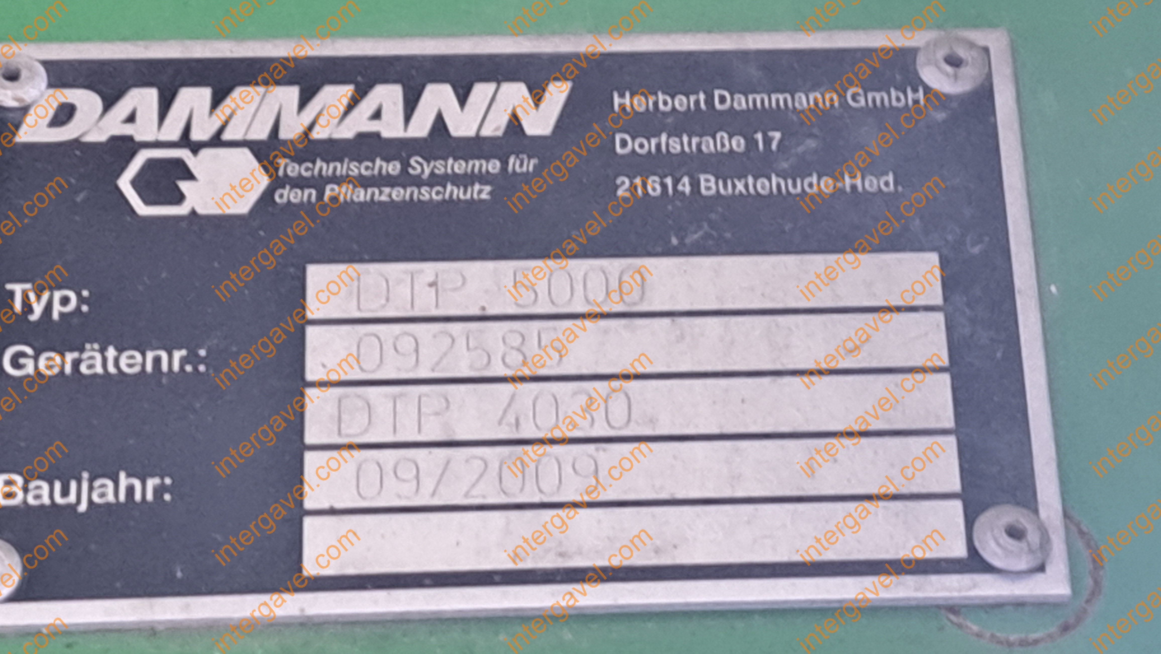 Felépítmény permetezőre - Dammann 17