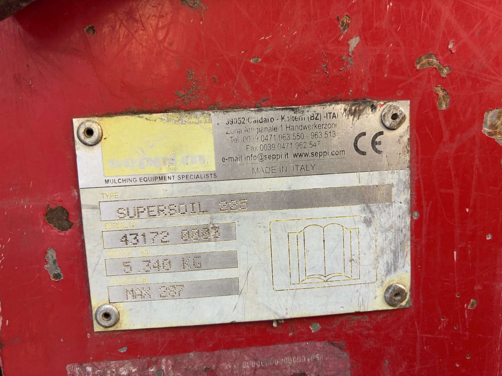 Erdészeti zúzó - SEPPI 5