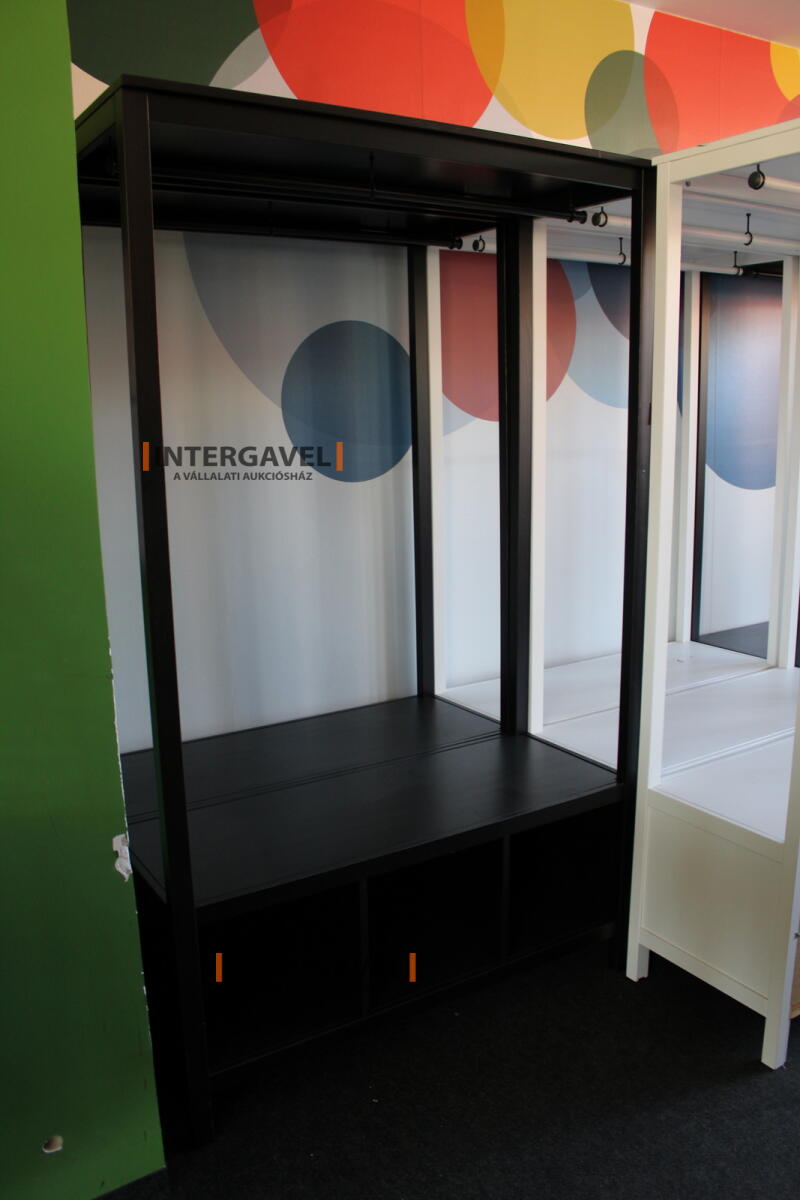 Előszobai pad (fekete)