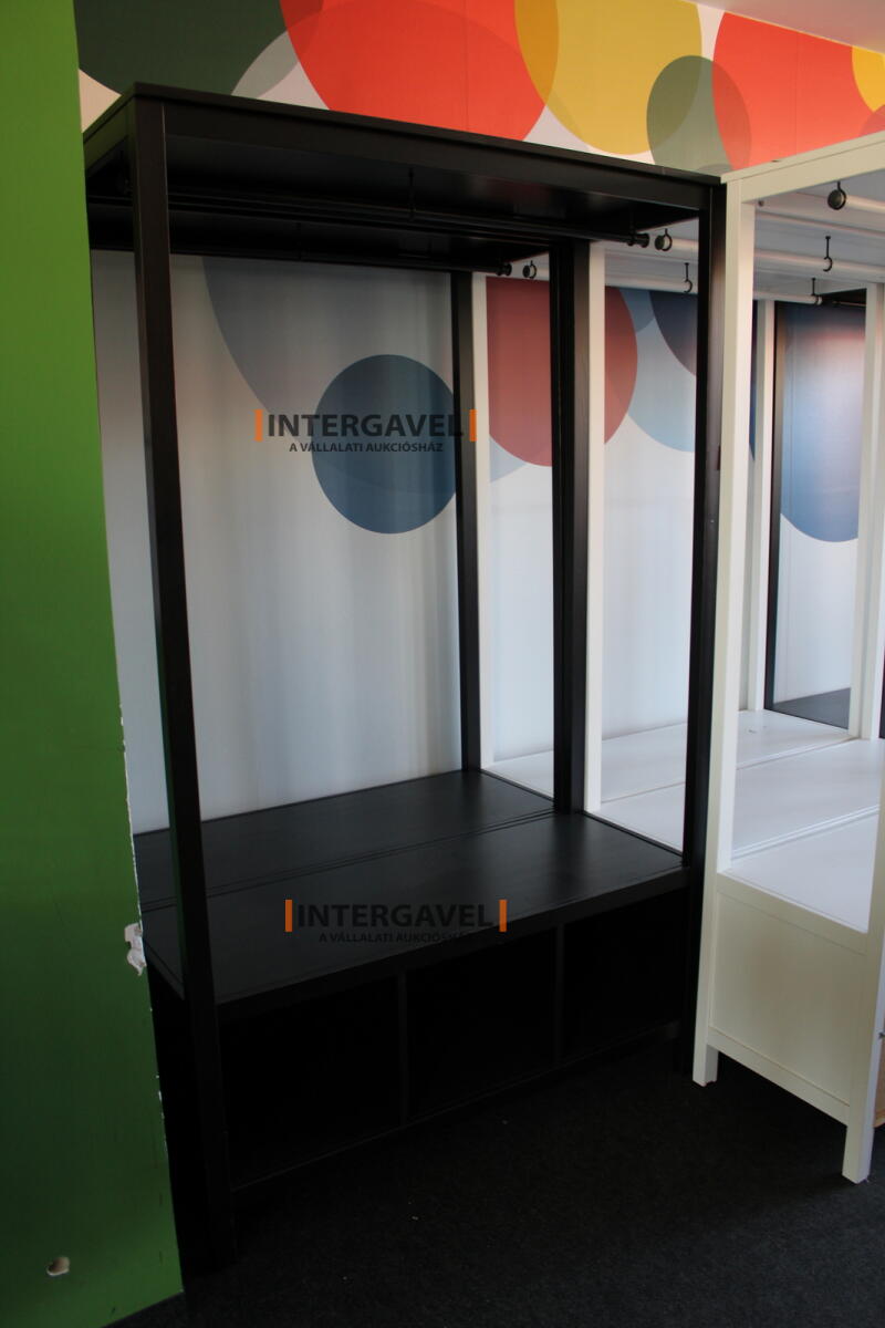 Előszobai pad (fekete)