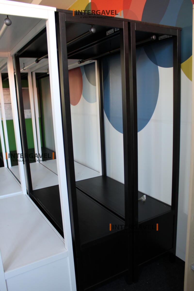 Előszobai pad (fekete) 2