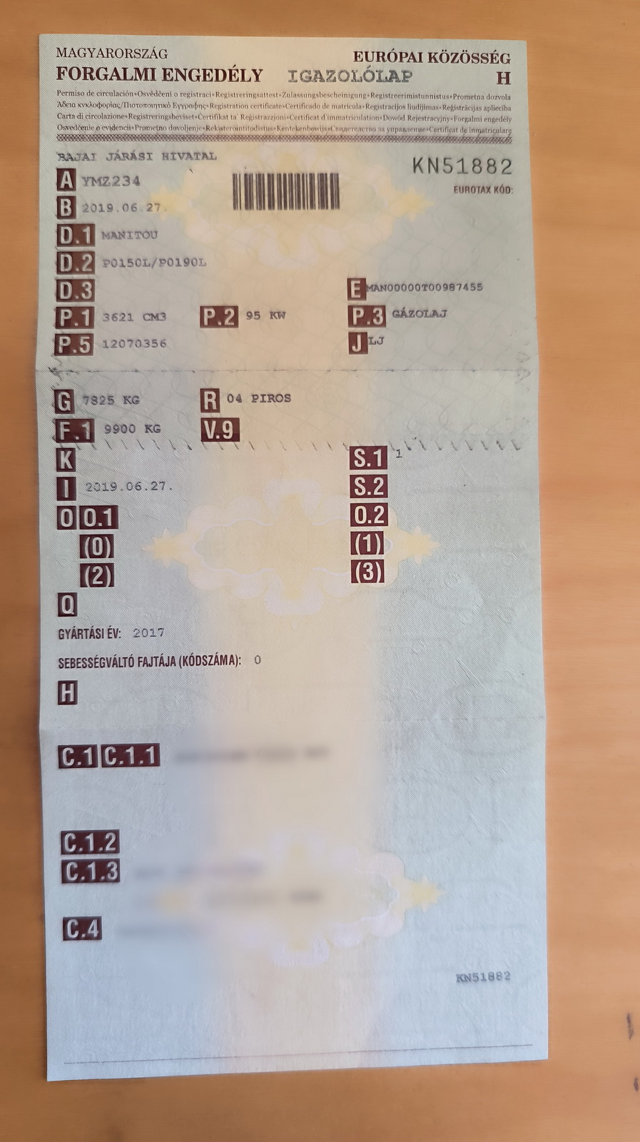 Kitológémes rakodógép - Manitou 21