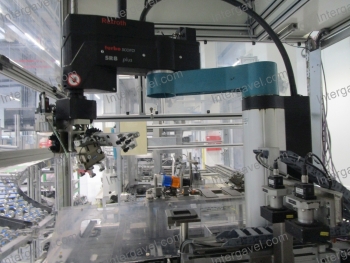 Bontott szerelő munkahely SR8 plus robottal 6