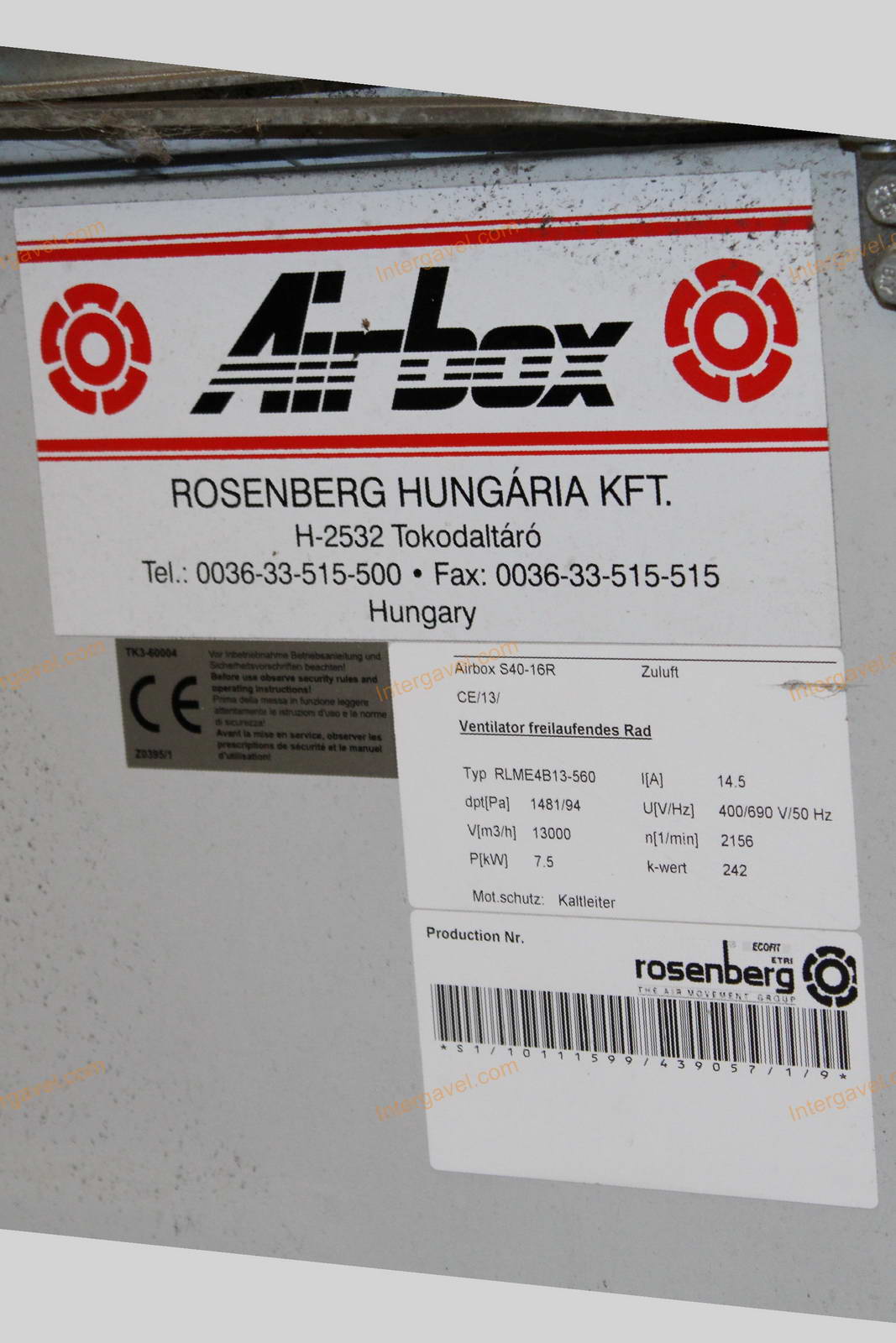 Bontott légtechnikai egységek 3