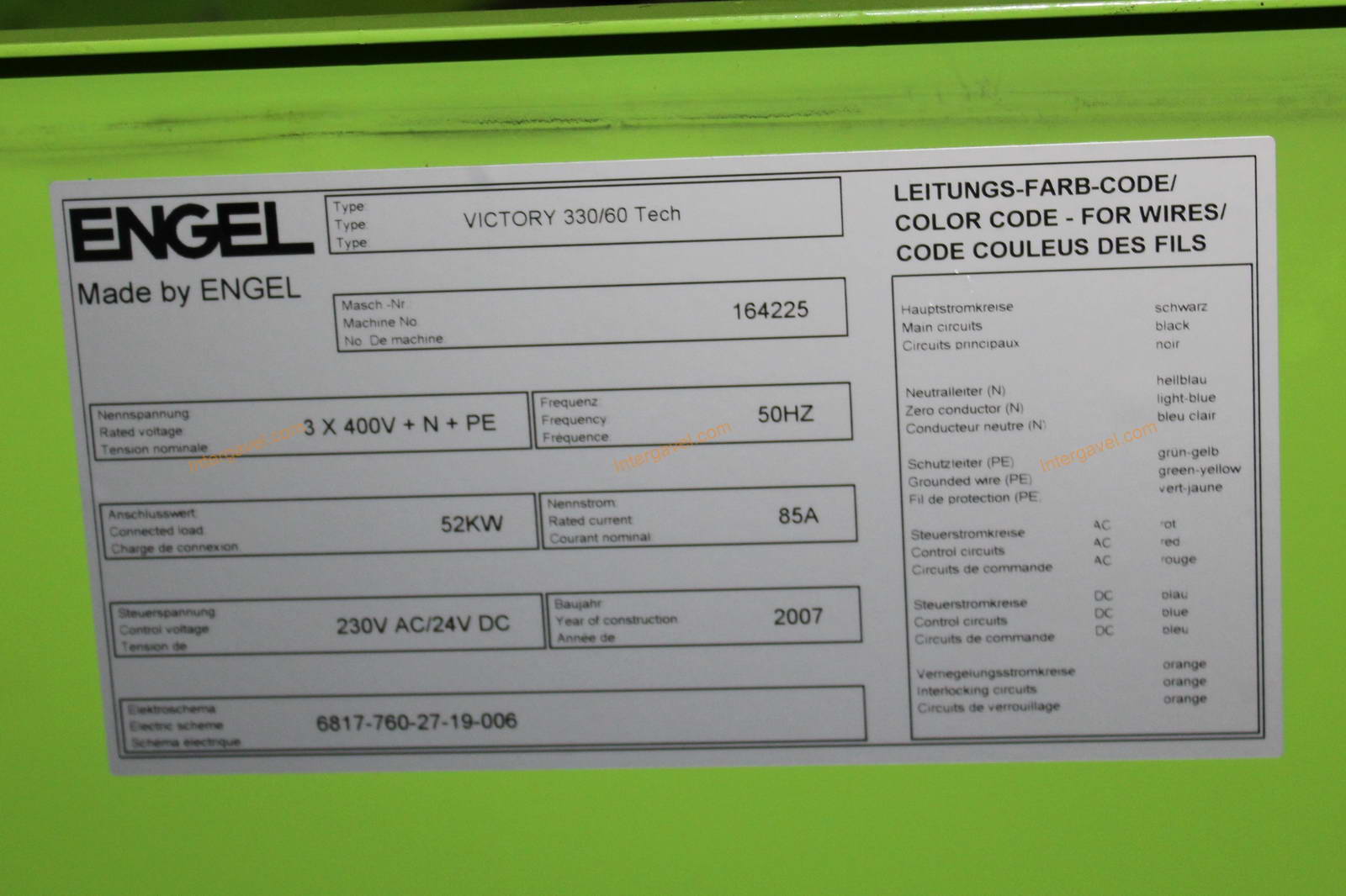 Fröccsöntő gép - Engel, VICTORY 330/60 Tech 10