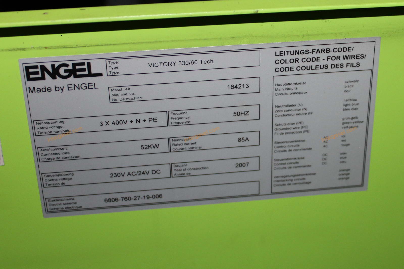 Fröccsöntő gép - Engel, VICTORY 330/60 Tech 11