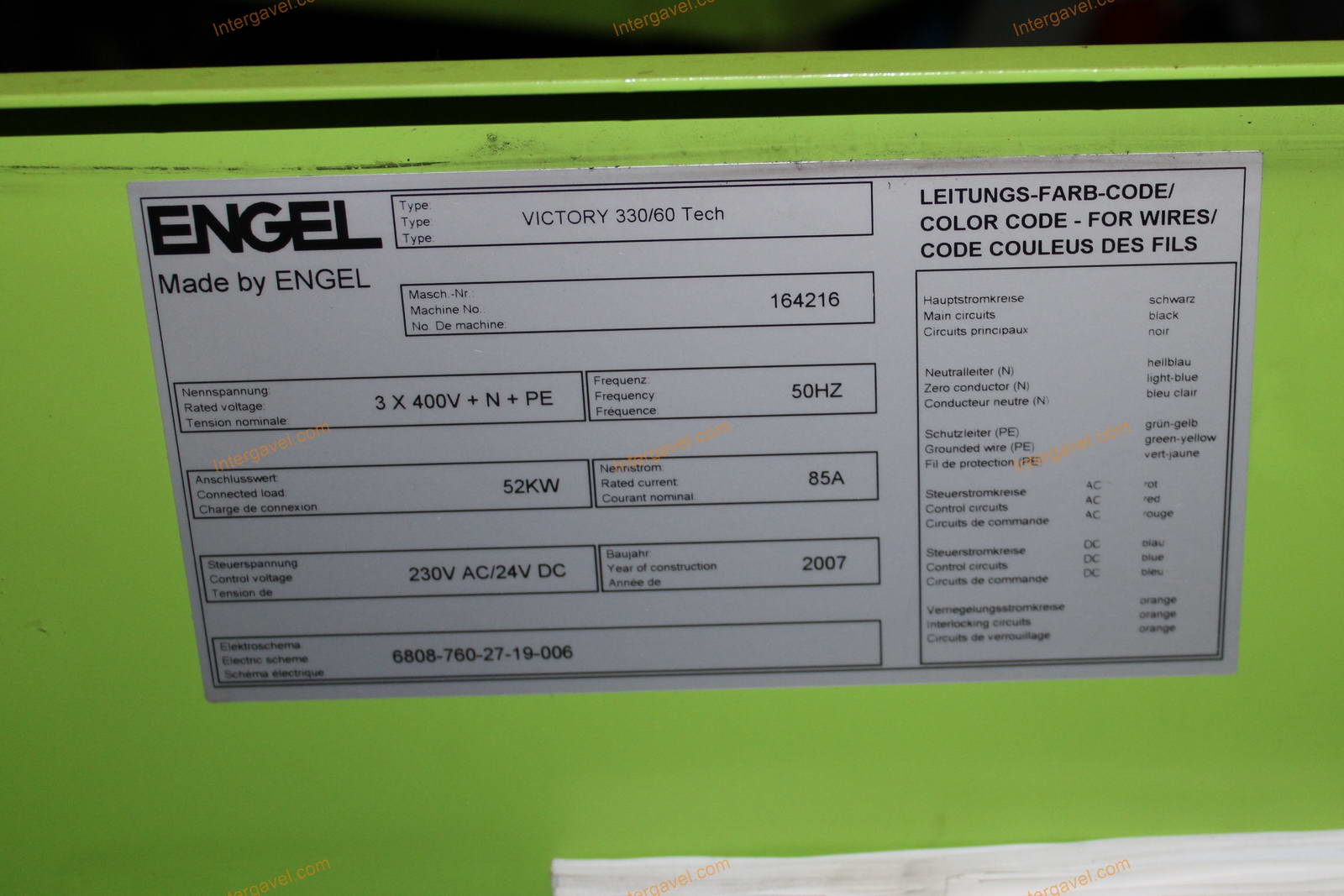 Fröccsöntő gép - Engel, VICTORY 330/60 Tech 11