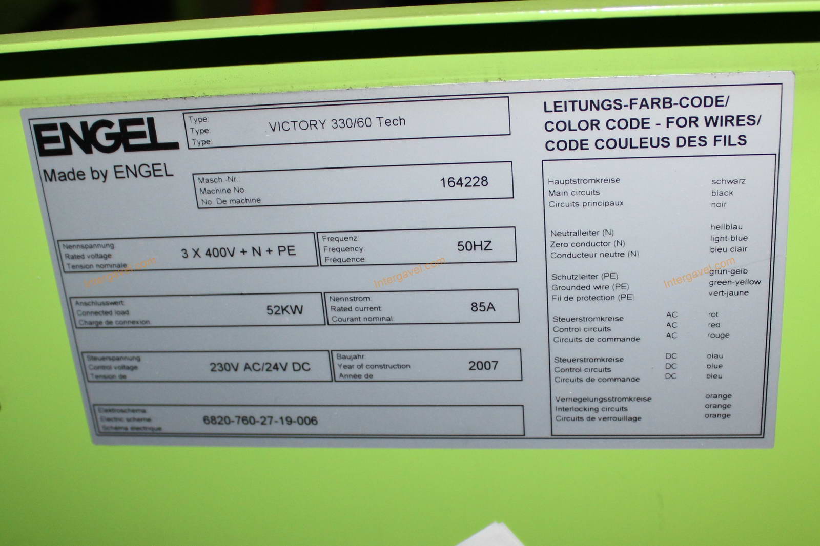 Fröccsöntő gép - Engel, VICTORY 330/60 Tech 11
