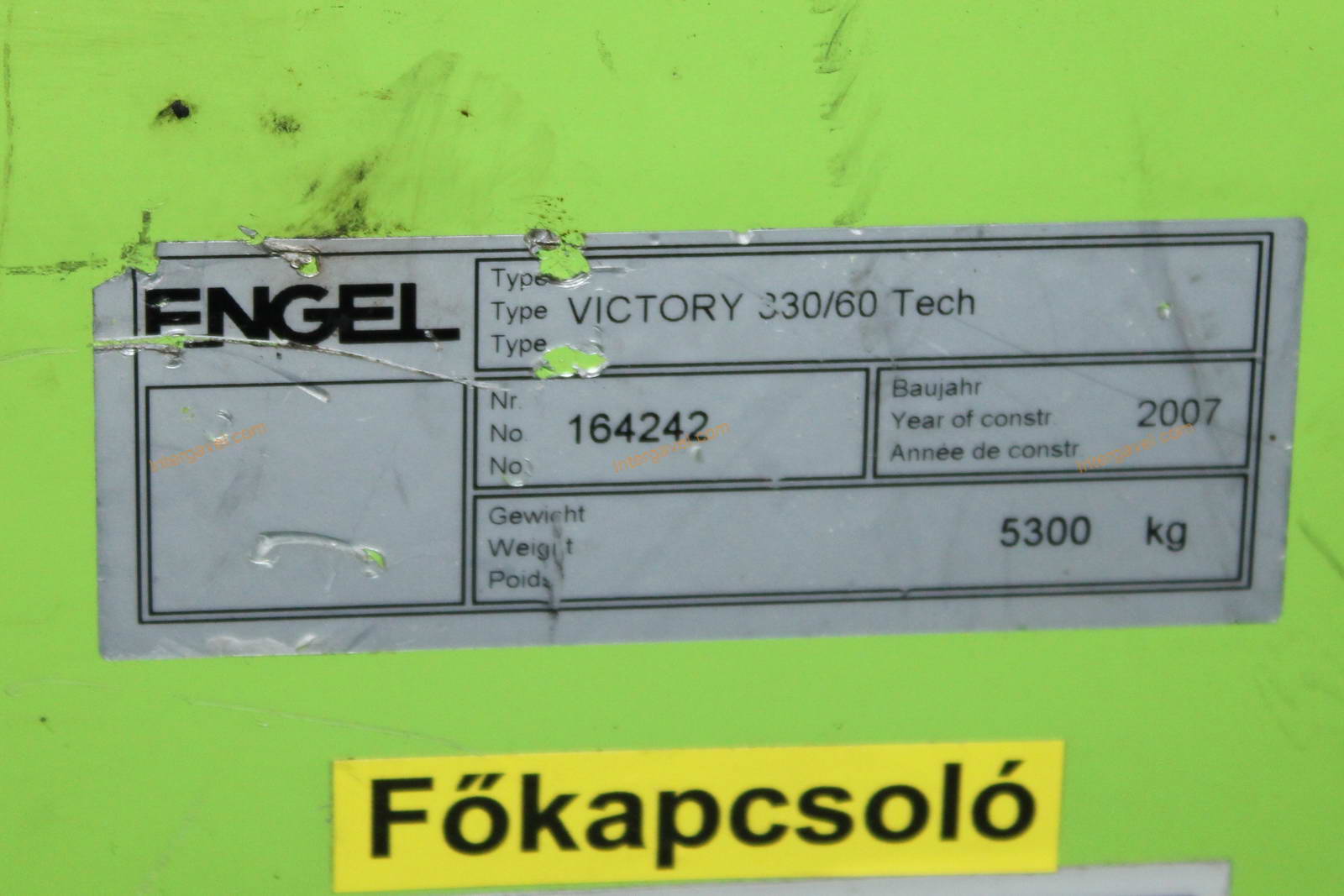 Fröccsöntő gép - Engel, VICTORY 330/60 Tech 3