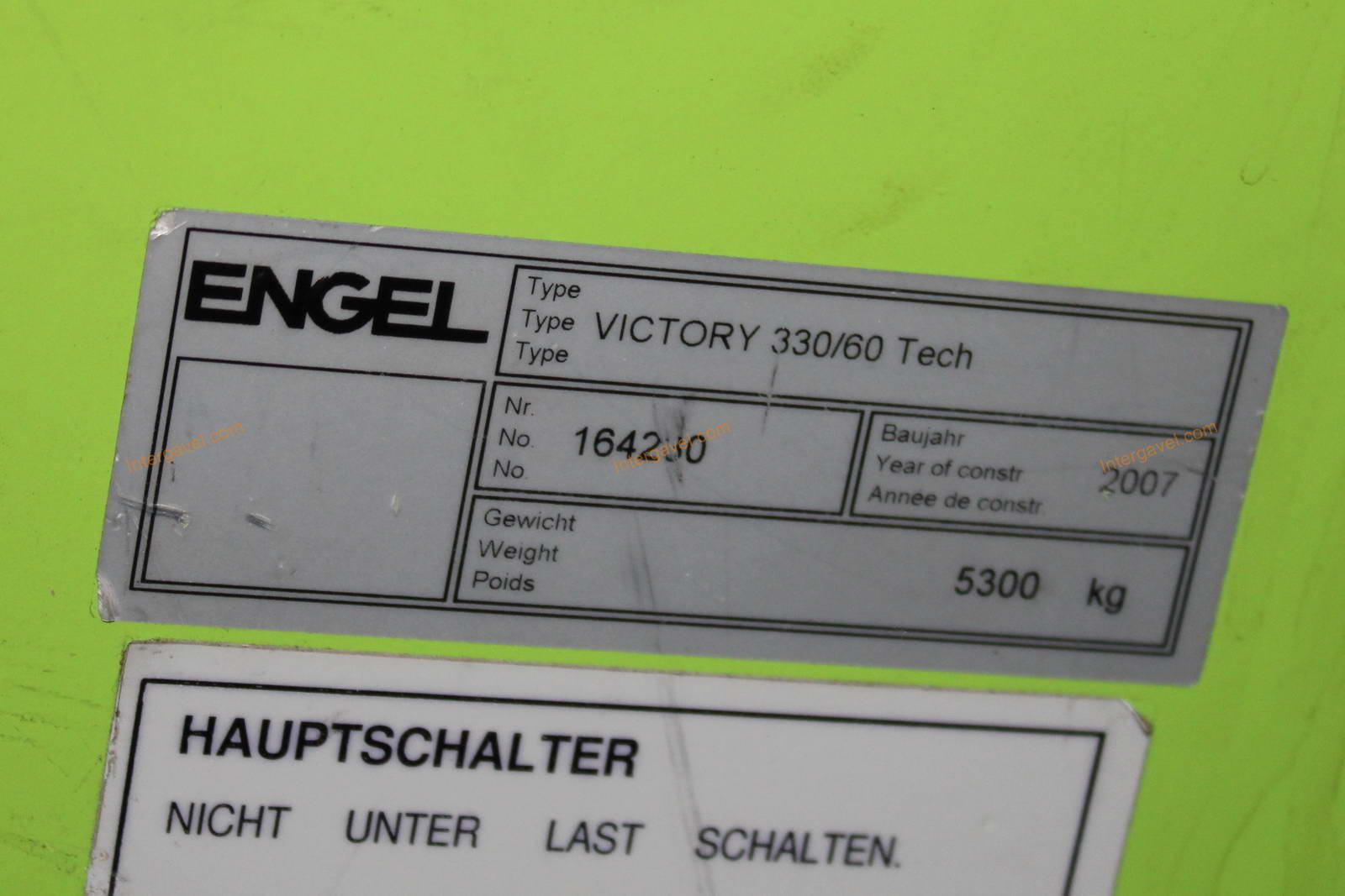 Fröccsöntő gép - Engel, VICTORY 330/60 Tech 3