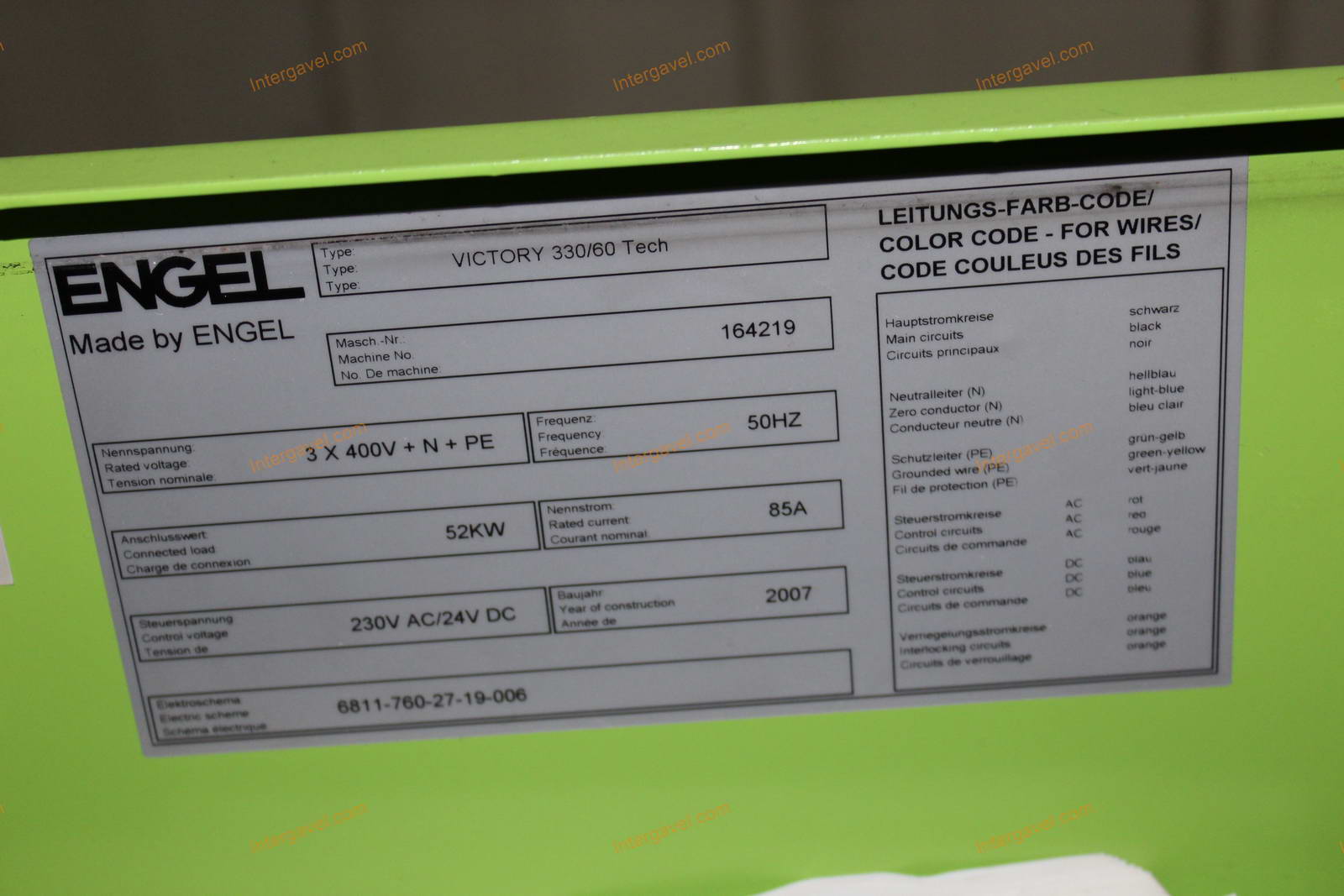 Fröccsöntő gép - Engel, VICTORY 330/60 Tech 10