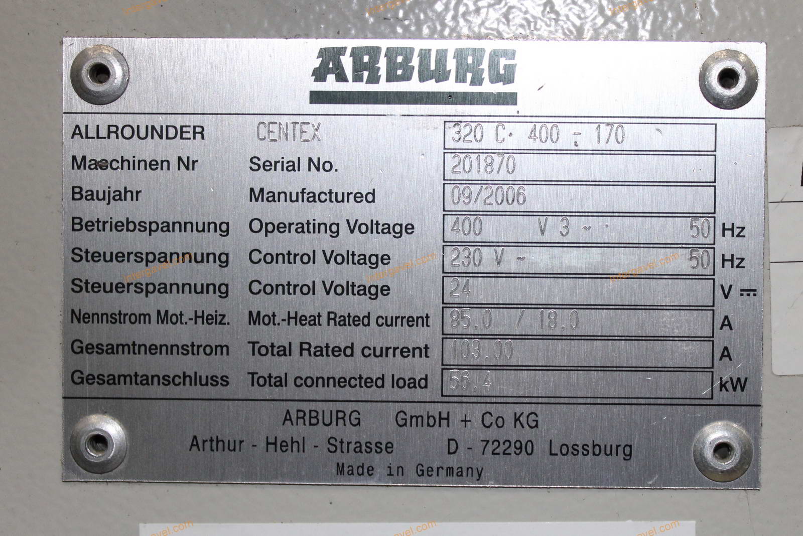 Fröccsöntő gép - Arburg, 320 C 400-170 11