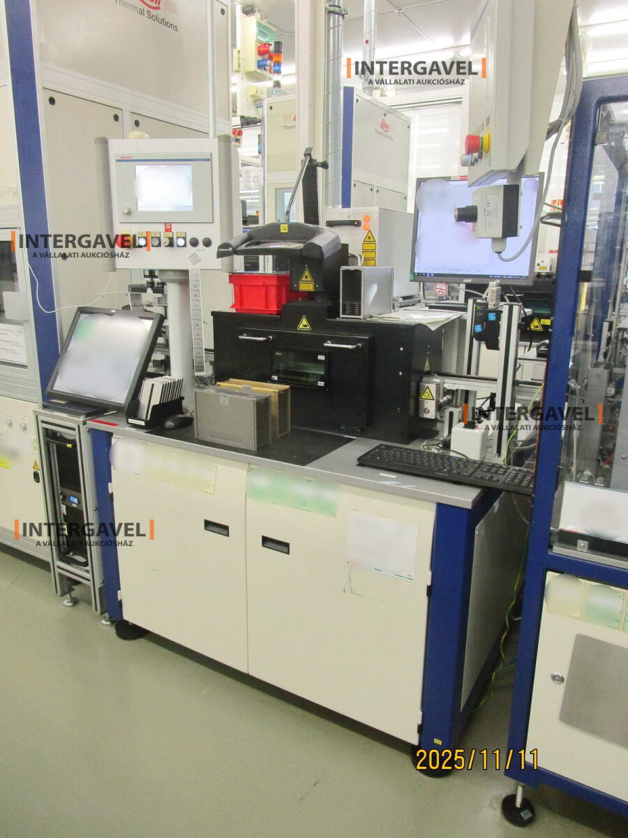 Lézergravírozó, tárazó, kemence, plazmatisztító aukciója