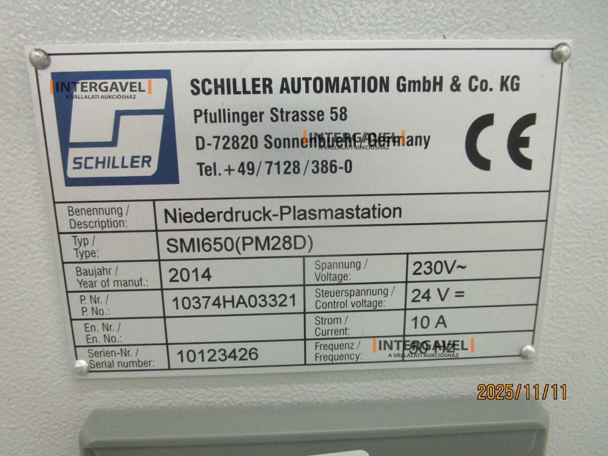 Plazmatisztító - Schiller Automation GmbH 2