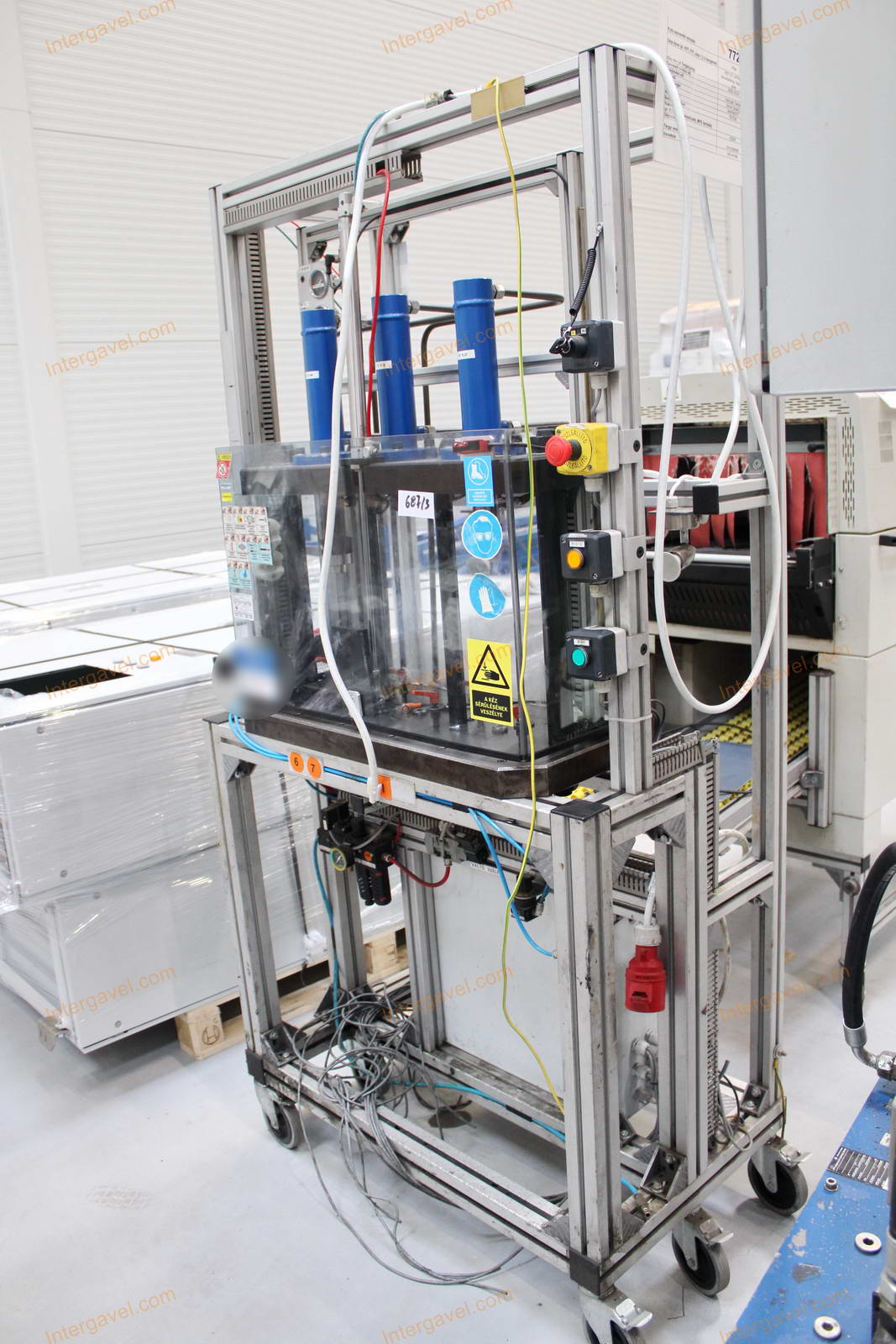 Bontott hidraulikus tápegység és préselő célgépek 5