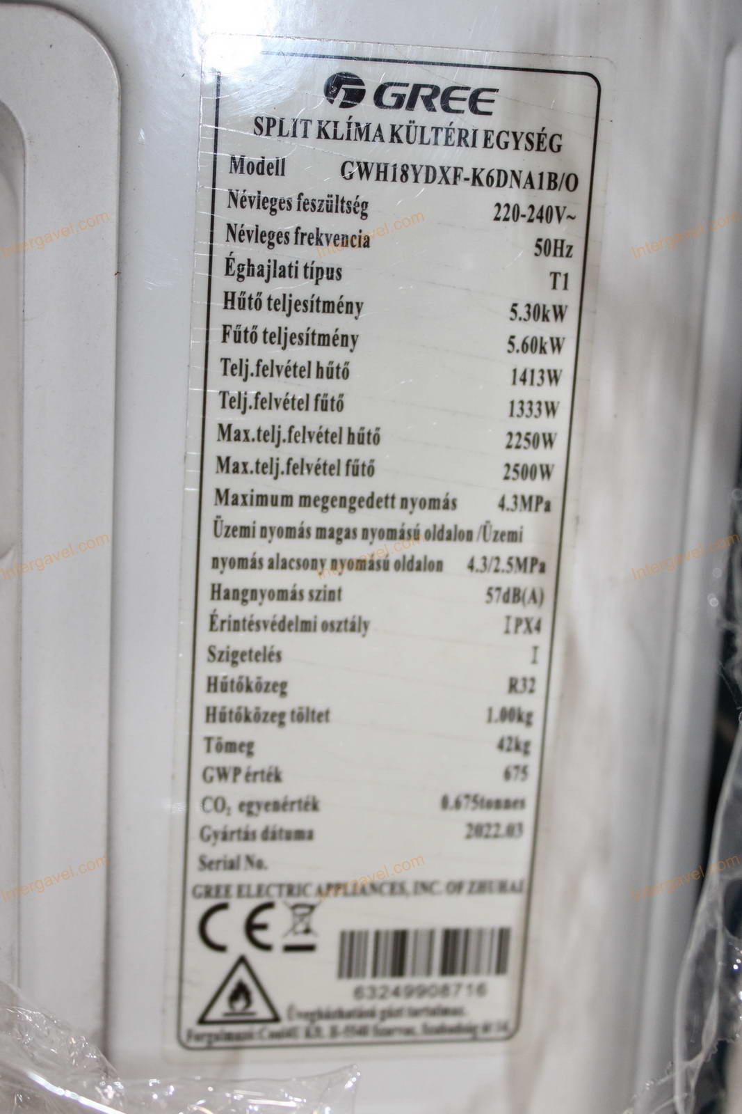 Bontott klíma - Gree 5