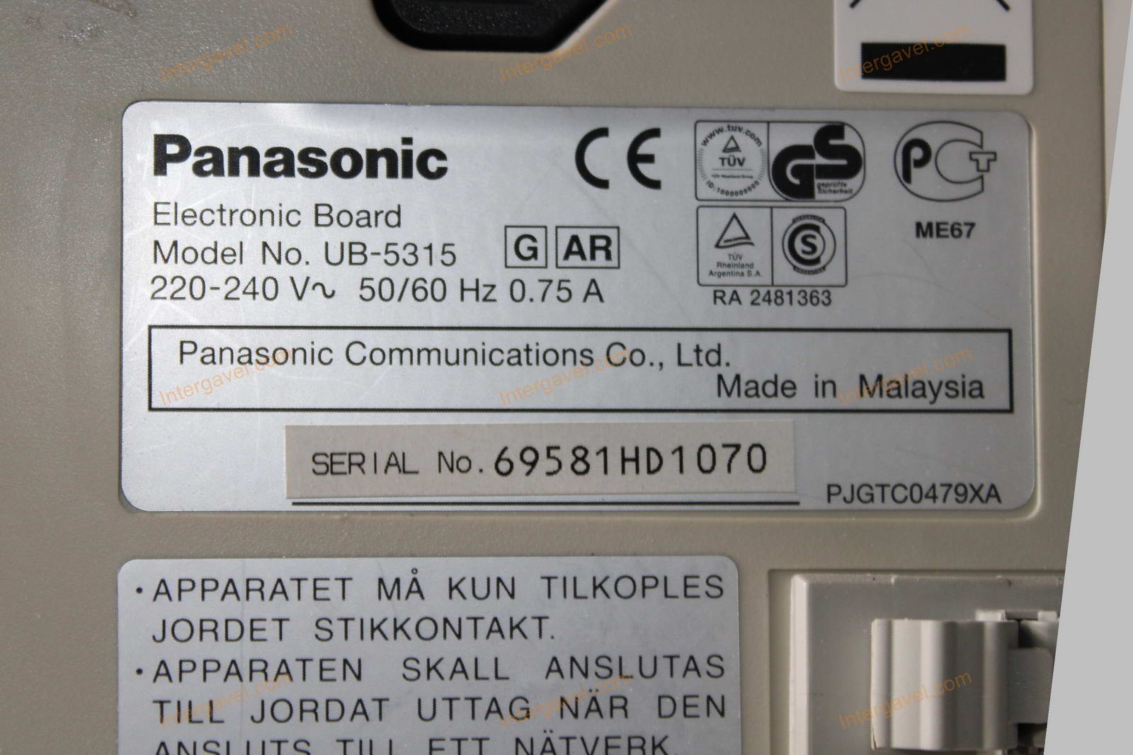 Táblamásoló - Panasonic, UB-5315 7
