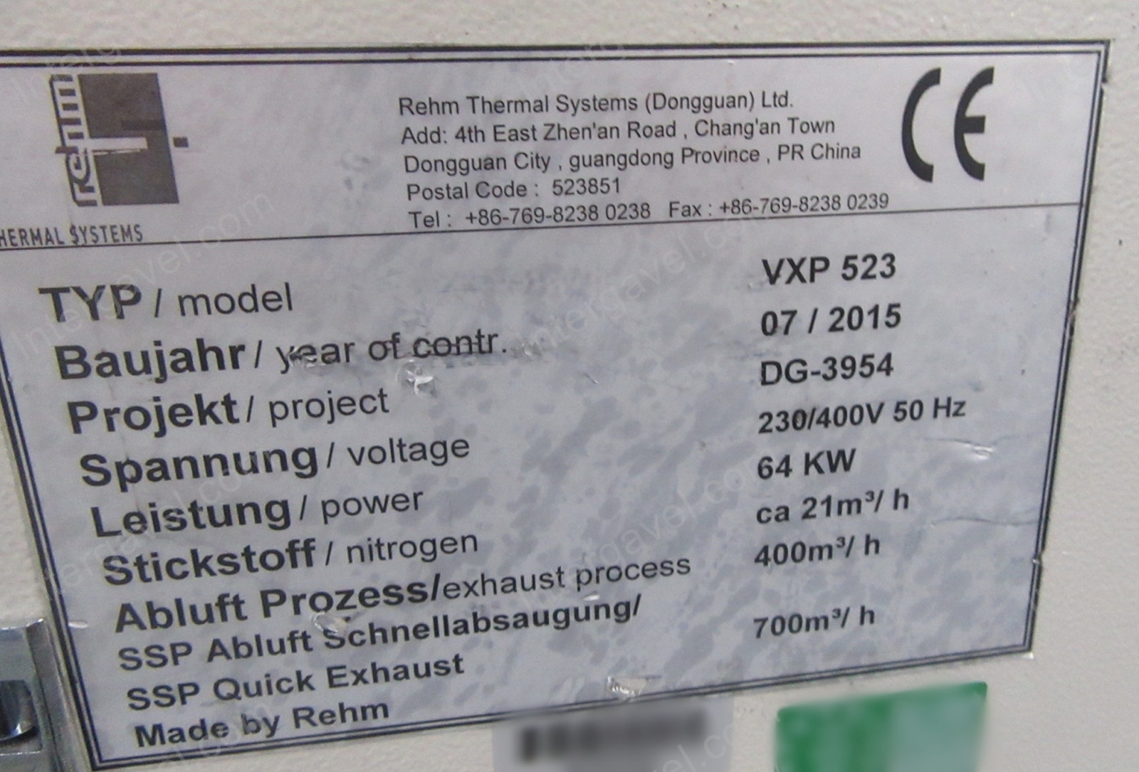 Kemence - Rehm, VXP523 2