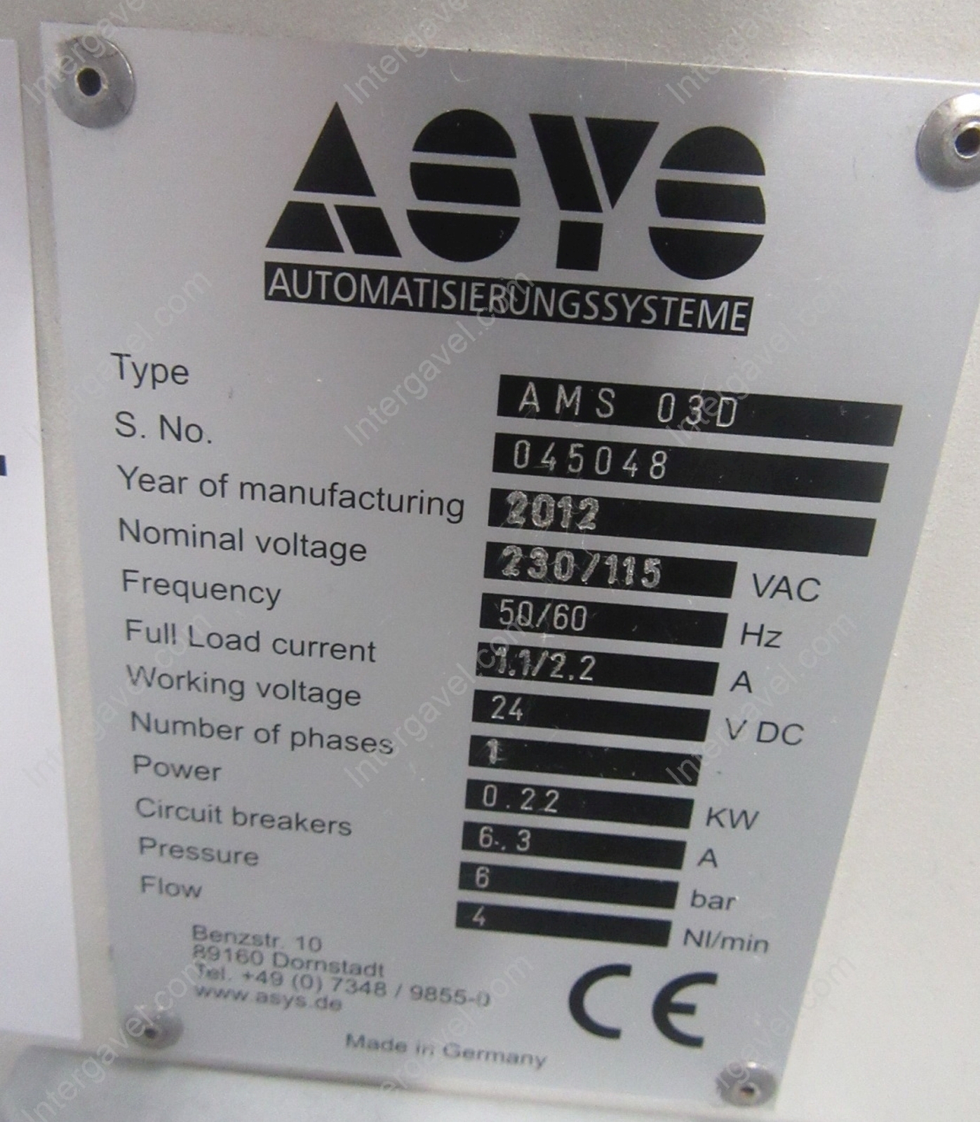 Konvejor - Asys, AMS03D 2