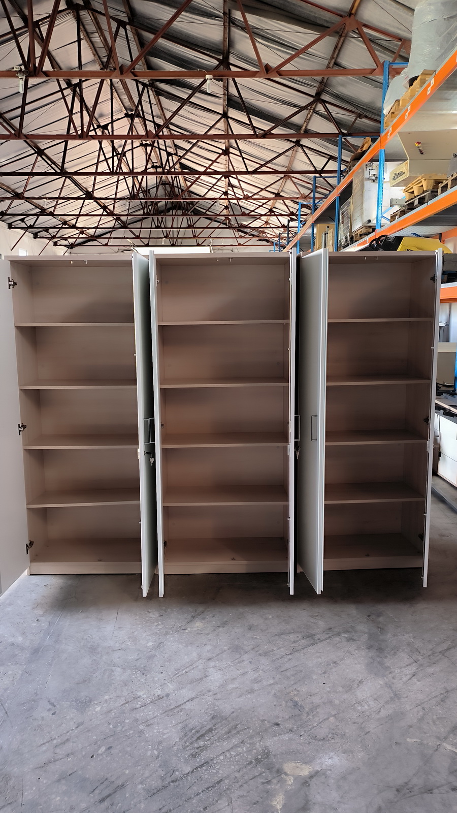 Polcos szekrény (fehér) 2