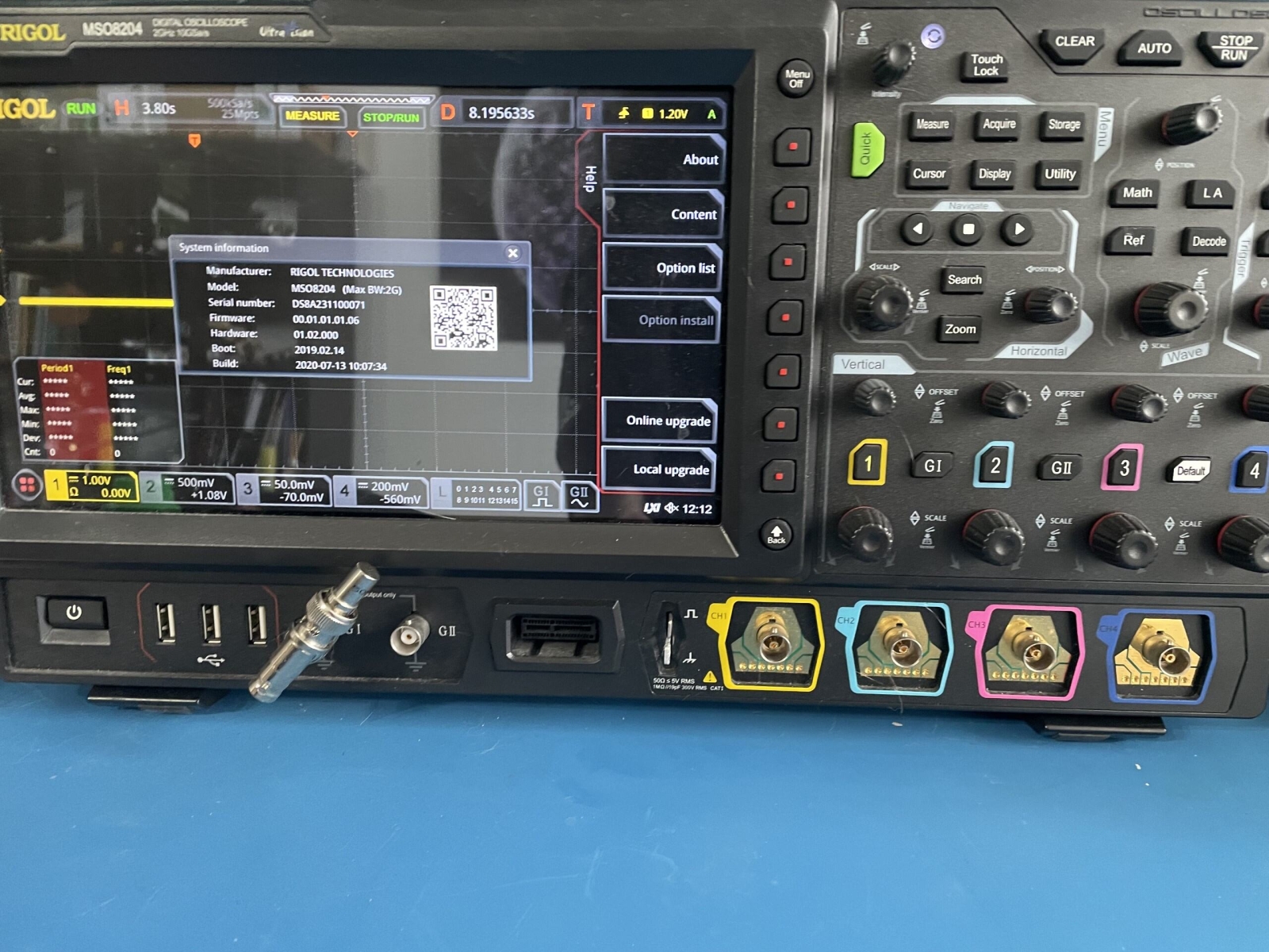 Rigol MSO8204 oszcilloszkóp 3