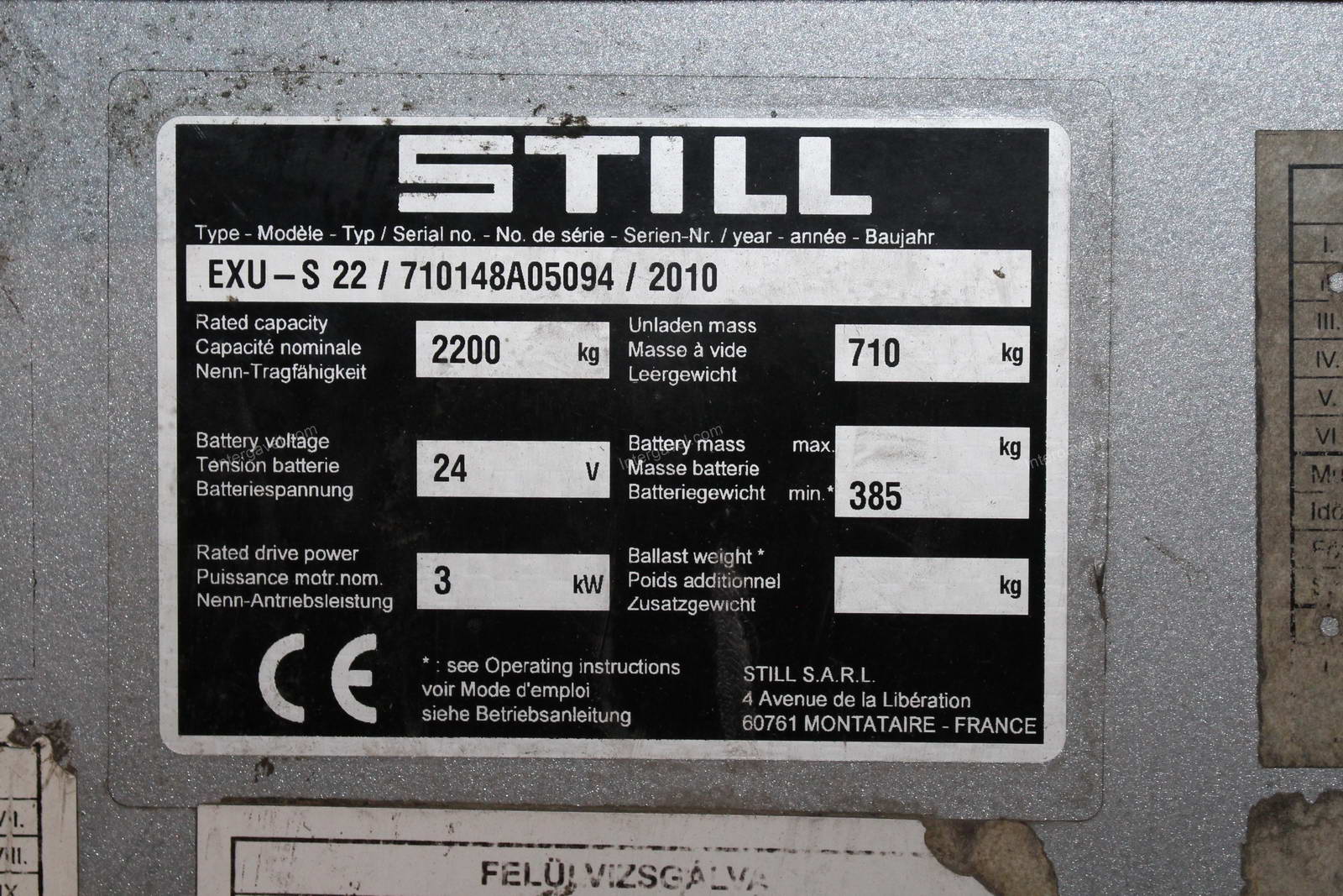 Elektromos raklapmozgató targonca 2