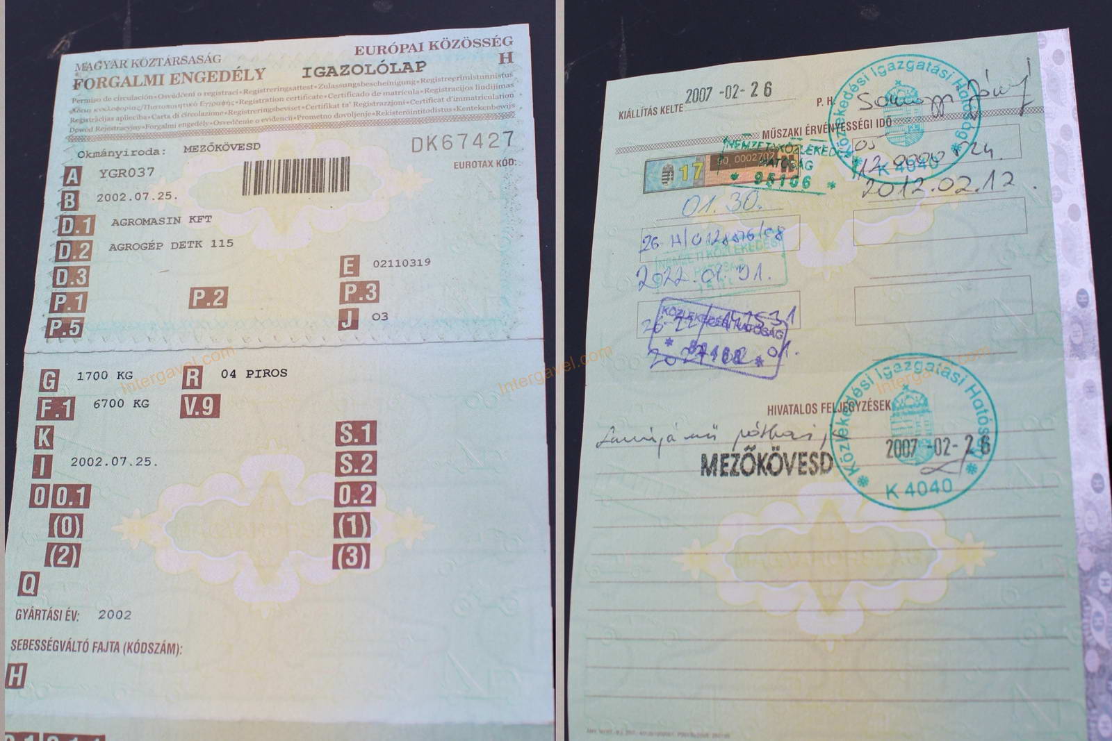 Szippantós tartálykocsi - Agrogép, Detk 115 3