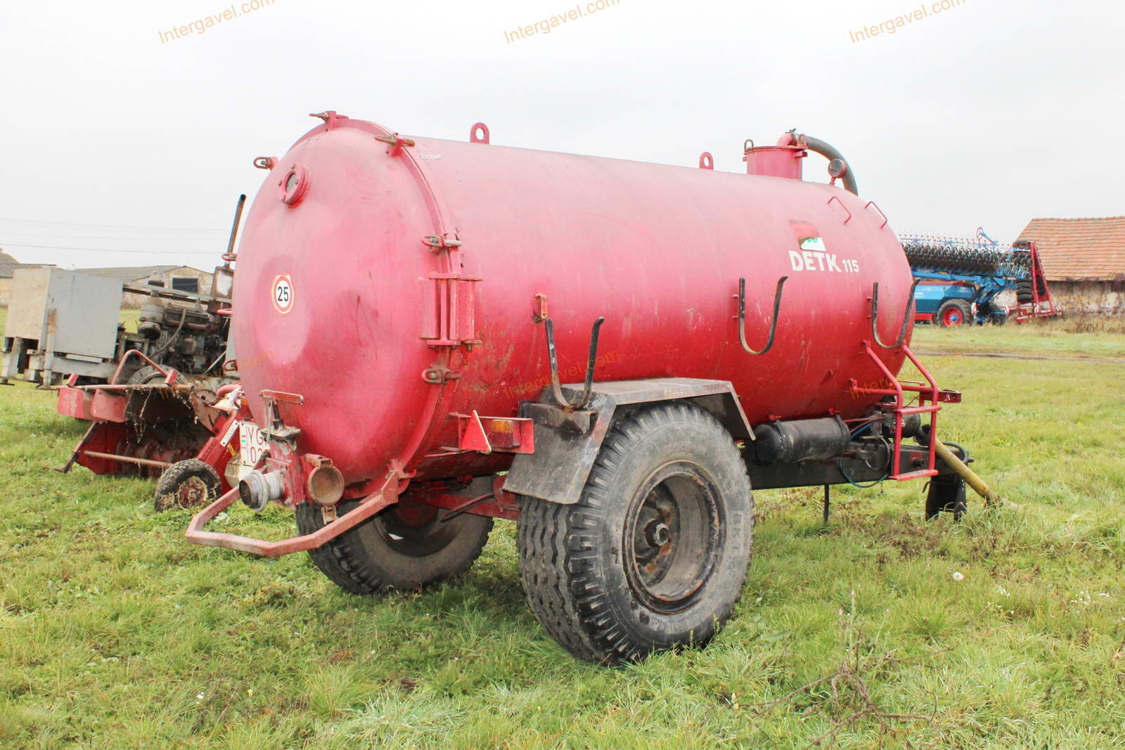 Szippantós tartálykocsi - Agrogép, Detk 115 5