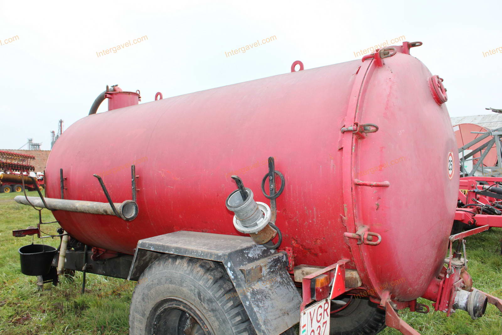 Szippantós tartálykocsi - Agrogép, Detk 115 16