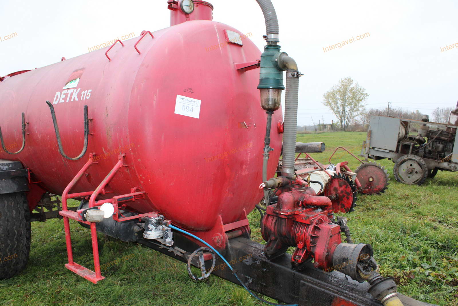 Szippantós tartálykocsi - Agrogép, Detk 115 18