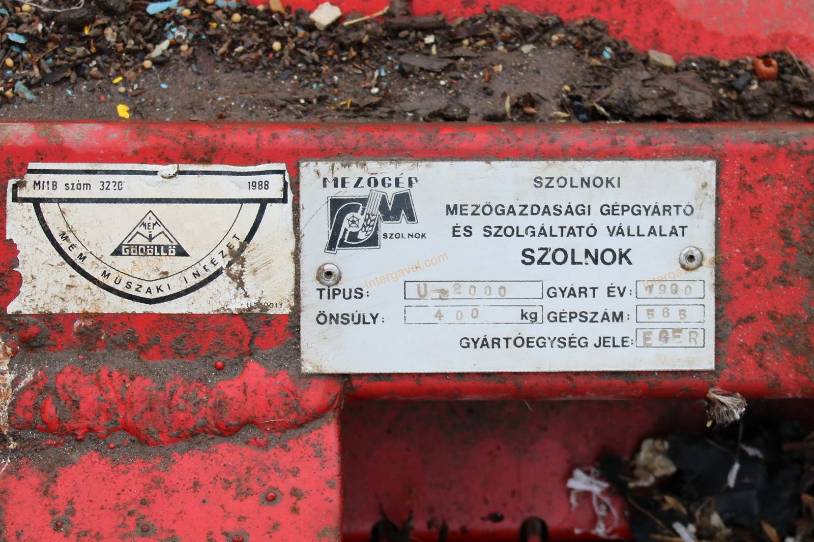 Szárzúzó - Mezőgép, U-2000 2