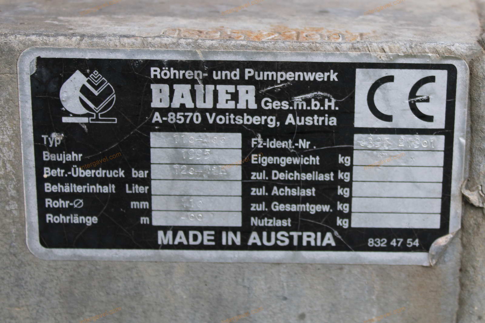 Öntöződob - Bauer, 110-400 2