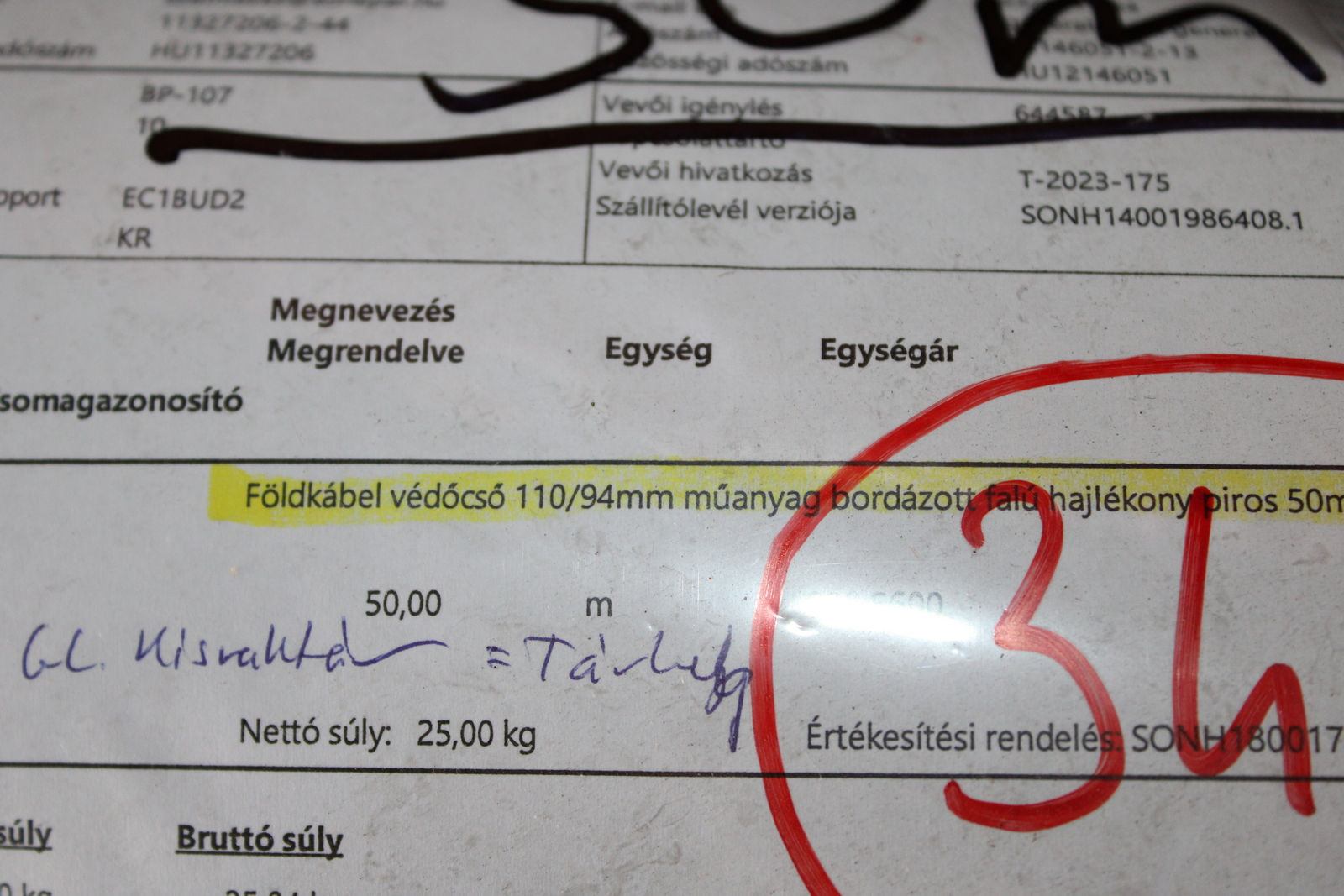 Földelőkábel védőcső  3