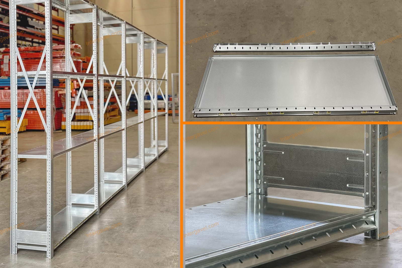 Kapcsolható polcos állvány - HI 280 1