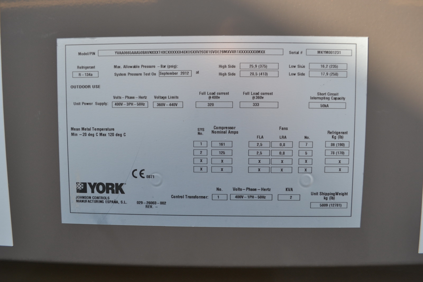 York folyadékhűtő 4