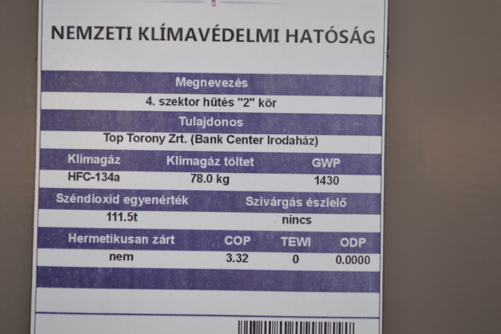 York folyadékhűtő 6