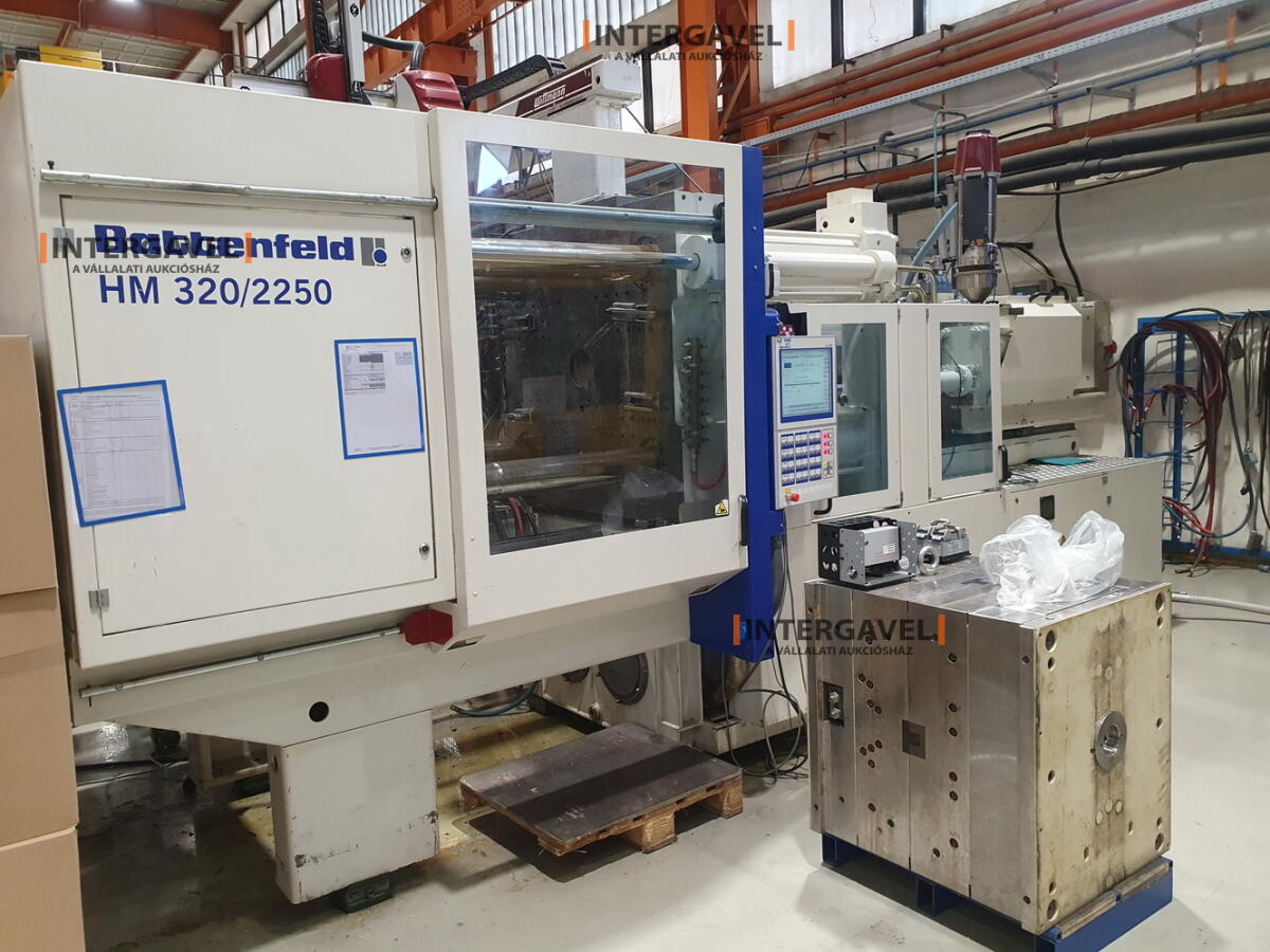 Fröccsöntőgépek és szerszámok aukciója