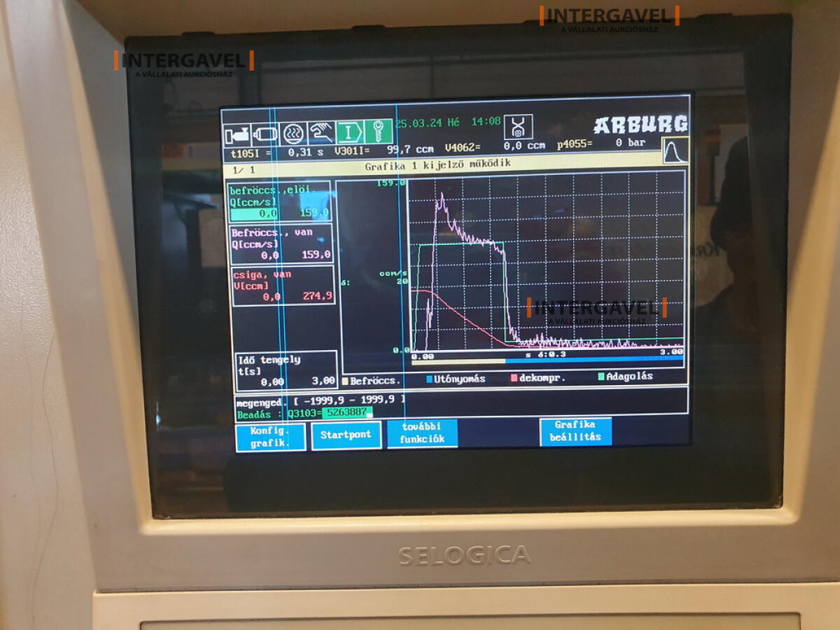 Arburg 470C 1600-800 Selogica (2005) fröccsöntő gép 10