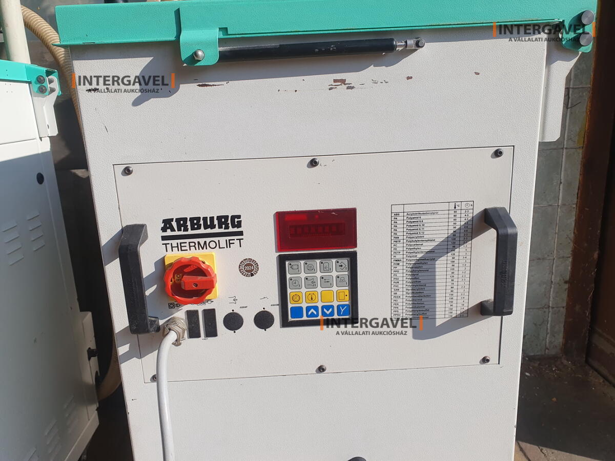 Arburg Thermolift 100-2 (2012) szárazlevegős szárító és anyagfeltöltő 2