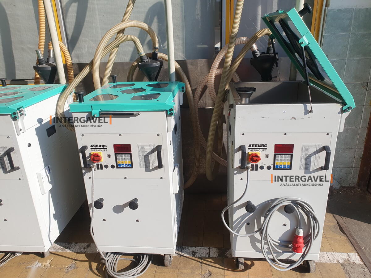 Arburg Thermolift 100-2 (2014) szárazlevegős szárító és anyagfeltöltő