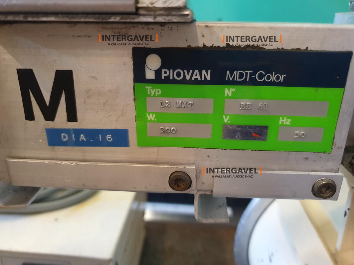 Piovan MDT Color 12 MXT színező adagoló és keverő 6