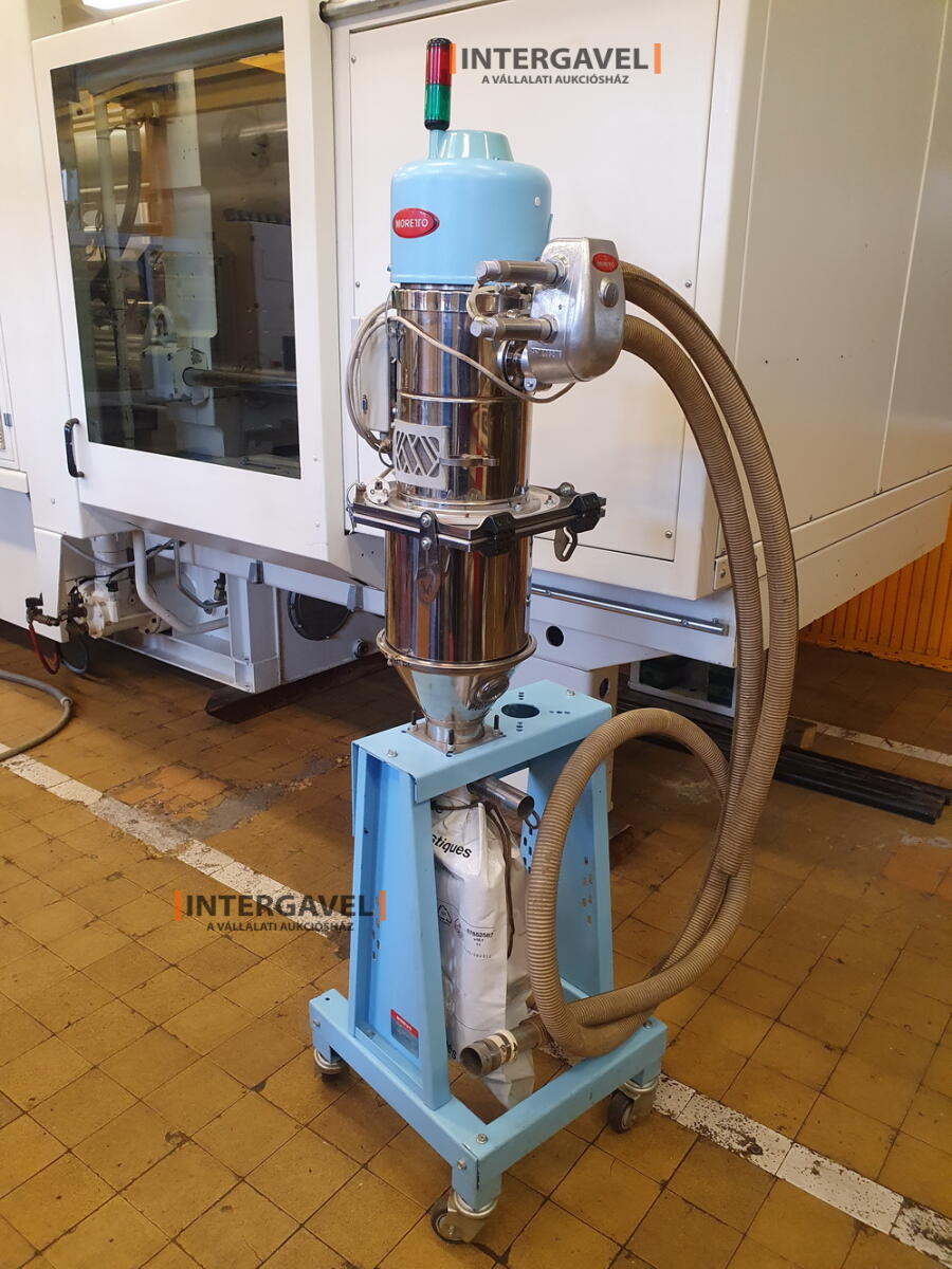 Moretto mobil zsáktöltő állvány és alapanyag felszívó 4