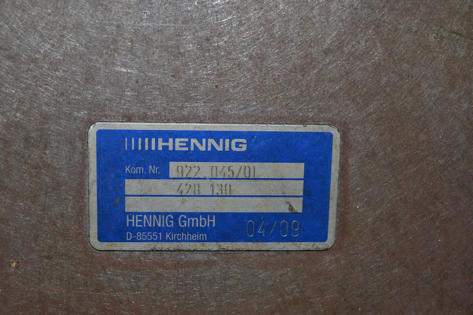 Portálmaró, Hennig 8
