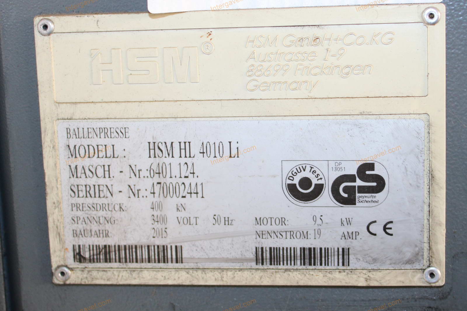 Bálázó - HSM HL 4010 Li, V-Press 820 plus 2