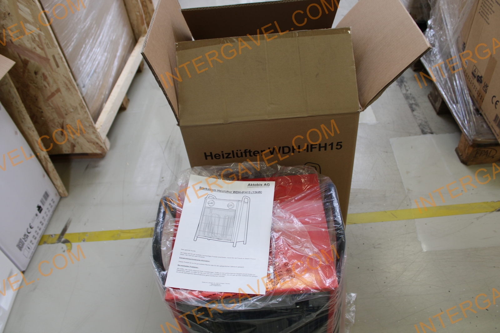 Elektromos fűtőberendezés WDH-IFH15 (15 kW) 4