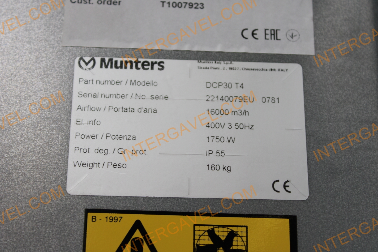 Munters mobil párásító 11