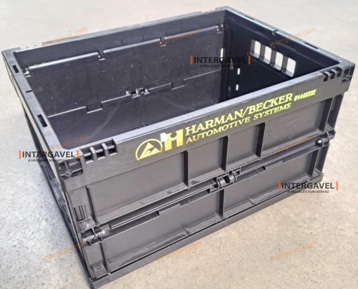 Összecsukható műanyag láda - 400x300x220