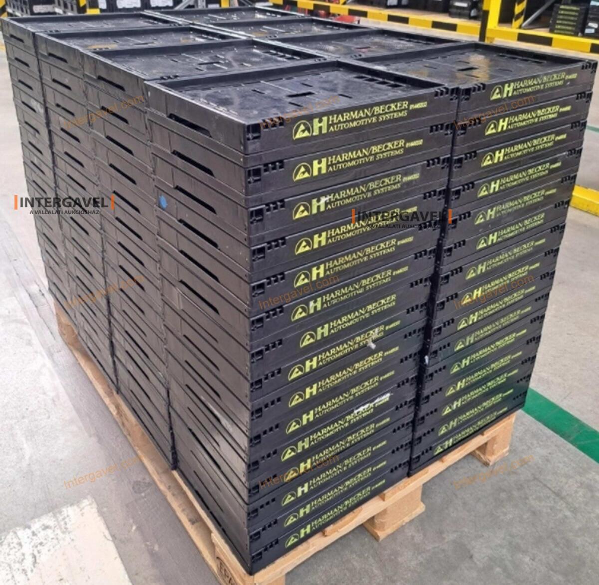 Összecsukható műanyag láda - 400x300x220 7