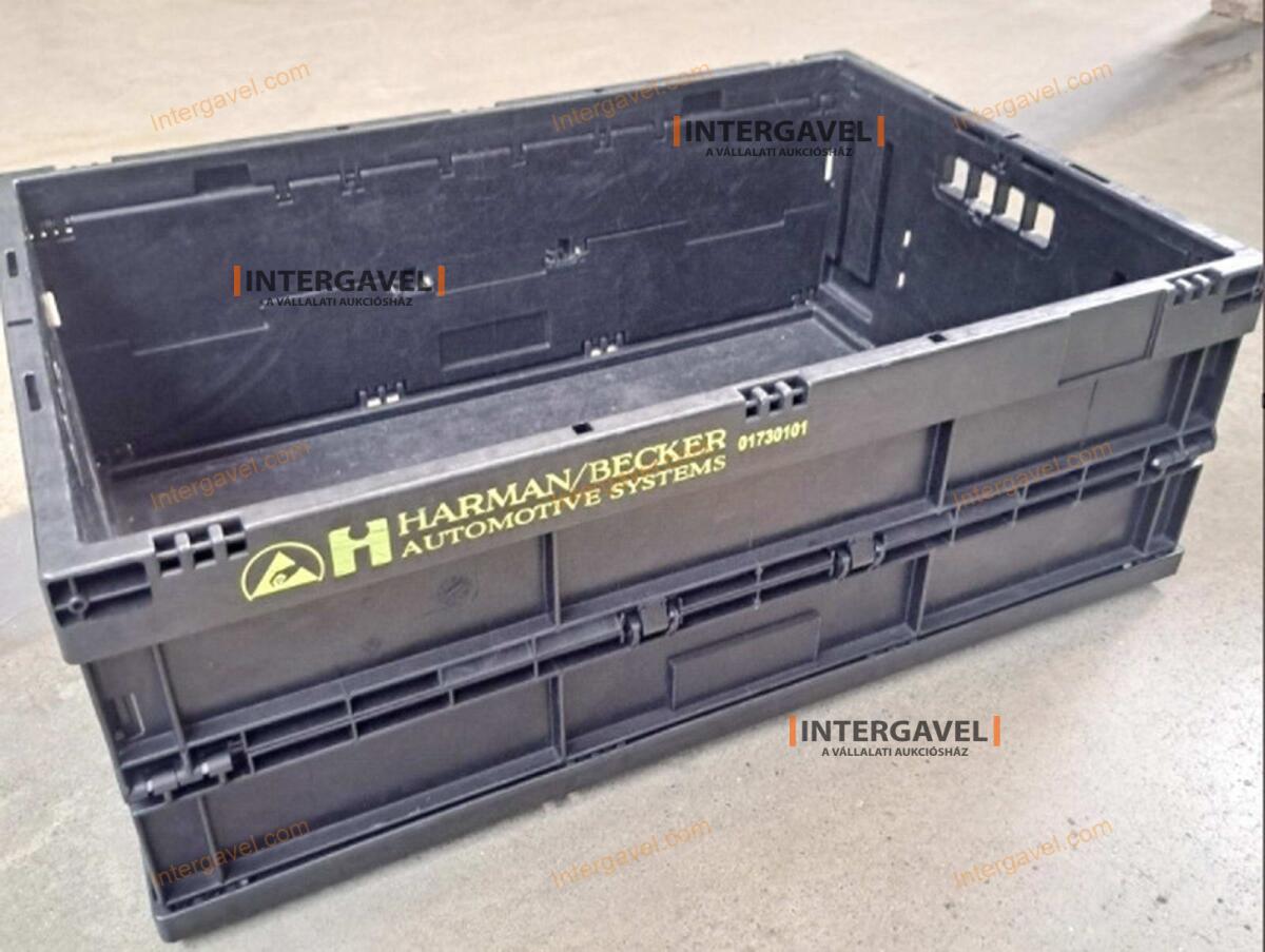 Összecsukható műanyag láda - 600x400x220